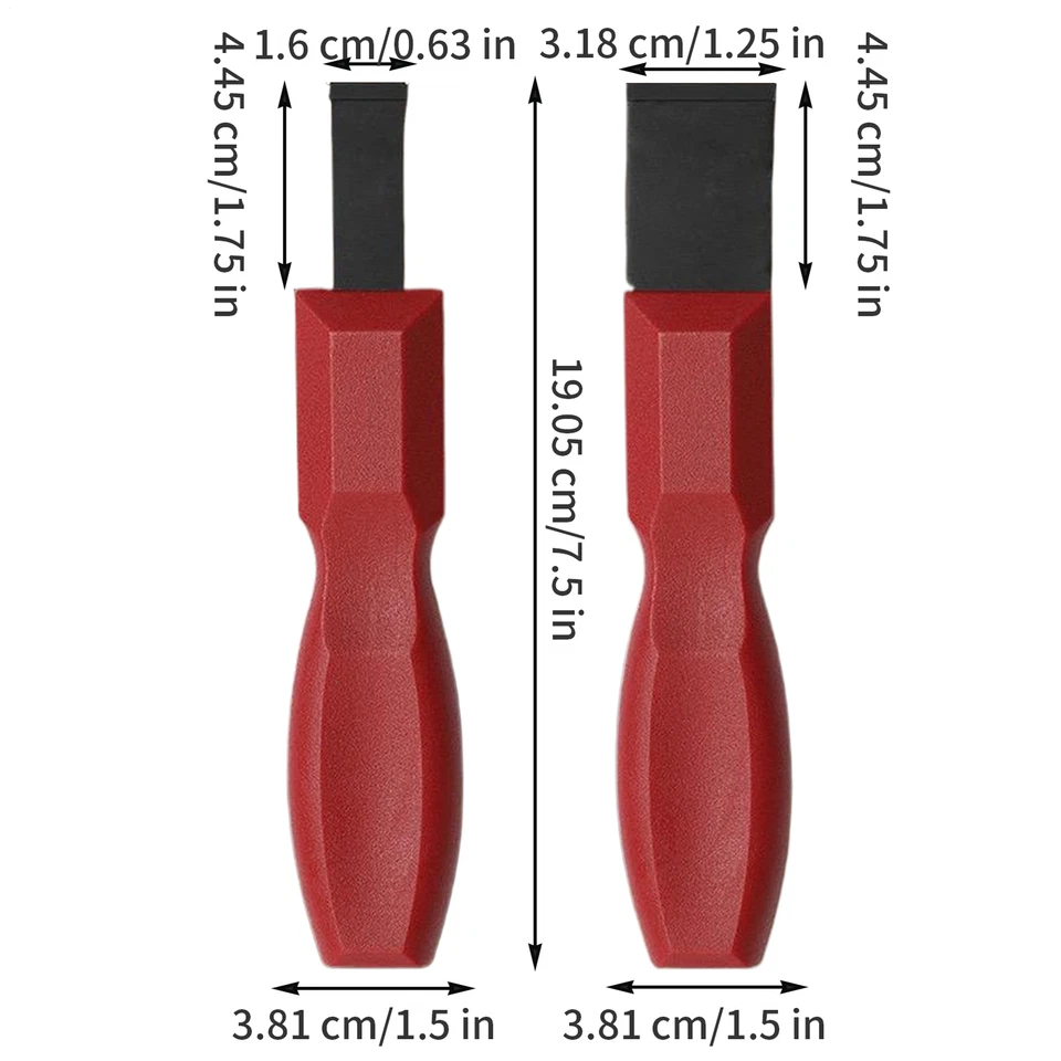 2Pcs Super Carbide Gasket Scrapper Tool 7.48x1.5 Inches Carbide Scraper - image 2 of 4