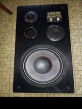 Acoustic Response Series 707 Audio 3 Way Speaker Audio/video Monitor A Pair