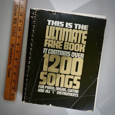 The Ultimate Fake Book; Piano, Organ, Guitar, C Instruments (1981) #vintage