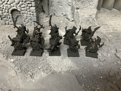 Figurines Warhammer Elfes Noirs Corsaires Command – Métal, Games Workshop, Non Peintes, Neuf