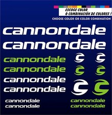 PEGATINAS - STICKERS - VINILO -LAMINA- PACK- BICICLETA - BIKE - CANNONDALE