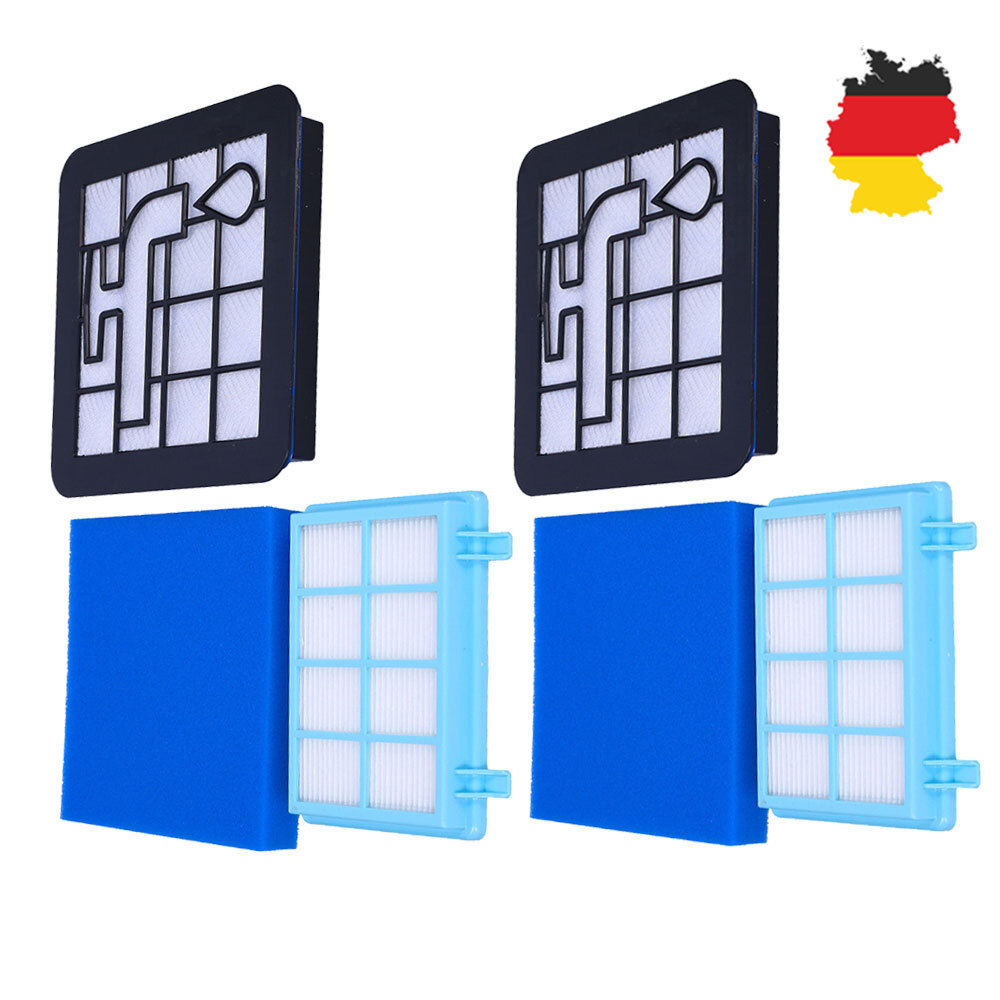 Set di 9 filtri Hepa per Philips PowerPro Compact FC9334/09