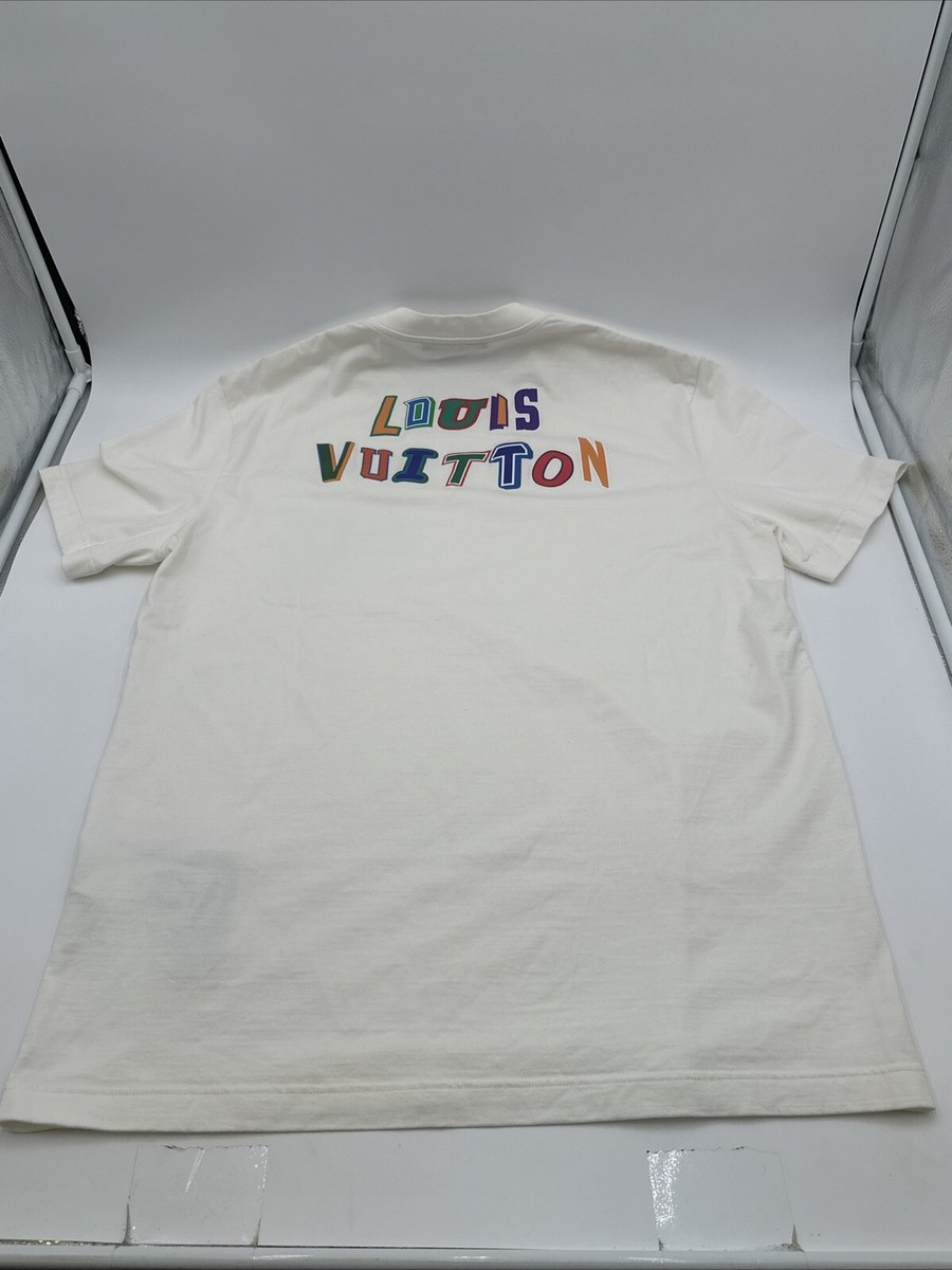 LV×NBA Basketball Short-Sleeved T-shirt Louis Vuitton x NBA Basketball Short-Sleeved T-shirt White