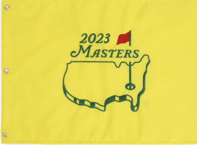 2023 Master Flag From Augusta National Golf Course New In Plastic Pin Flag