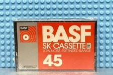 BASF  SK   45    TYPE I  1973   BLANK CASSETTE TAPE (1) (SEALED)
