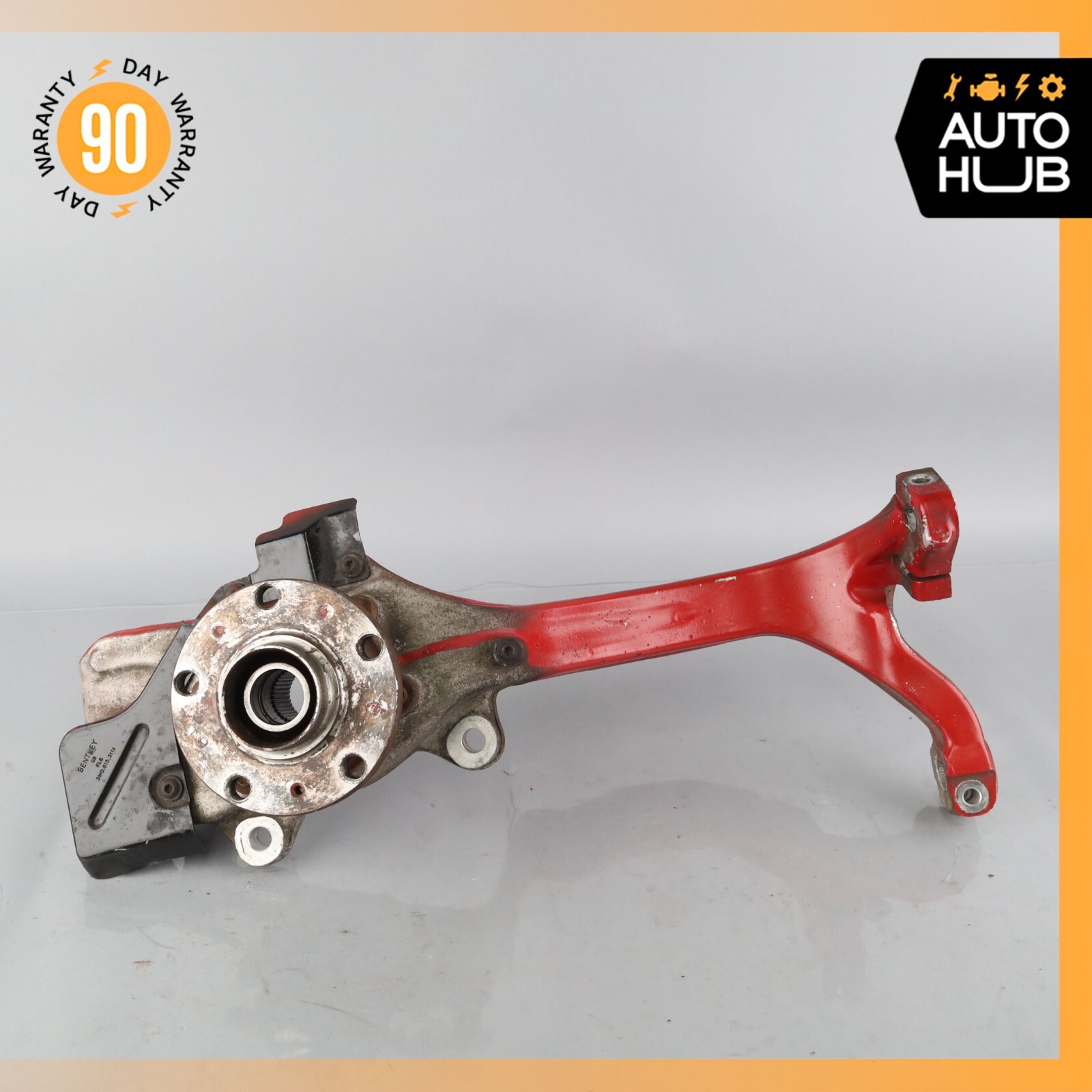 Bentley Continental Flying Spur Front Left Side Spindle Knuckle Hub OEM 53k
