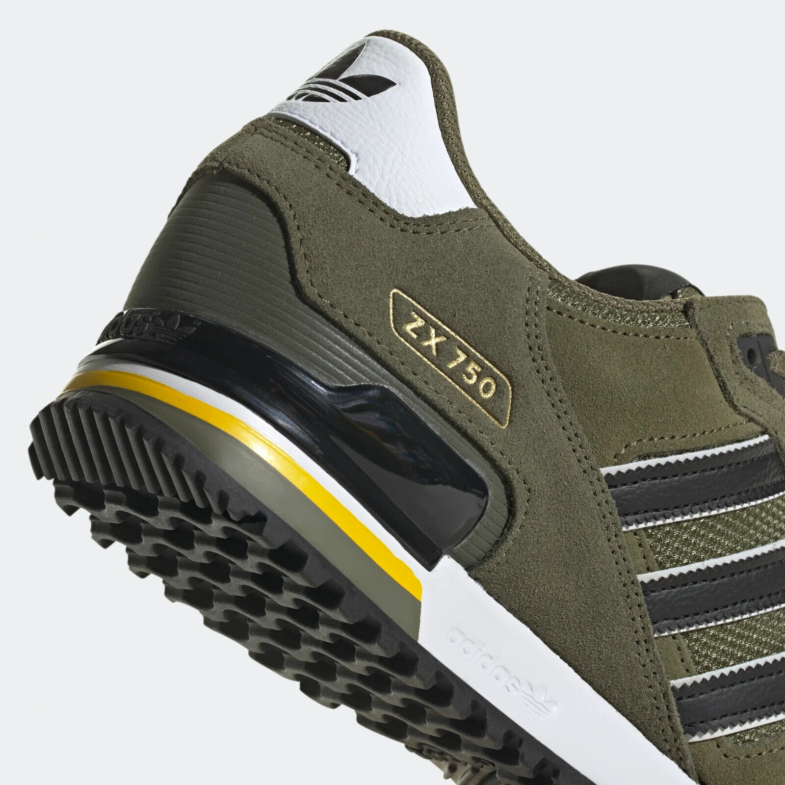 adidas ZX 750 Shoes in Green / Black and Yellow UK 9 | eBay