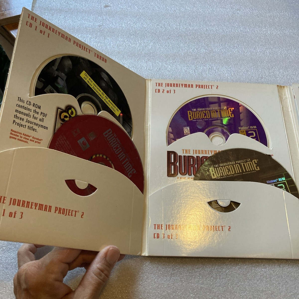 Presto Computer Game Journeyman Project Trilogy (comes with 8