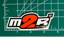 m2R Helmets Vinyl Decal Sticker Bomb Glossy Finish See Photos 4 Detal Racing JDM