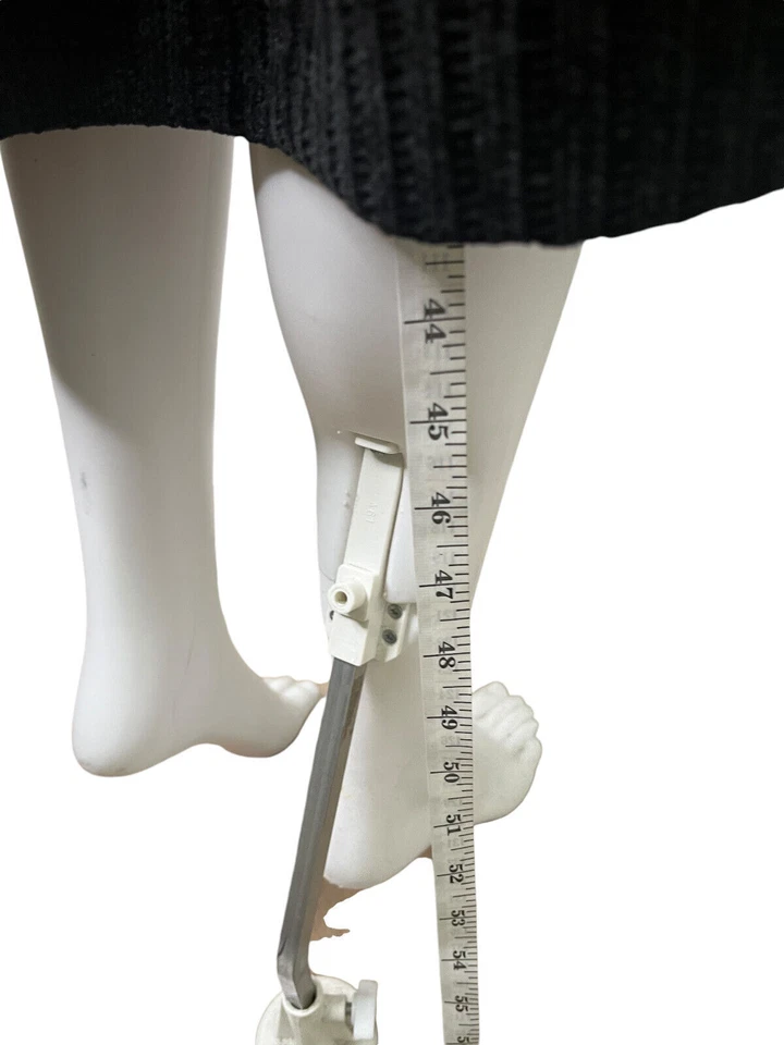 Vestido tipo jersey AZUL REAL talla grande rojo peluche polar cuello redondo vintage para mujer Foto 4 de 4