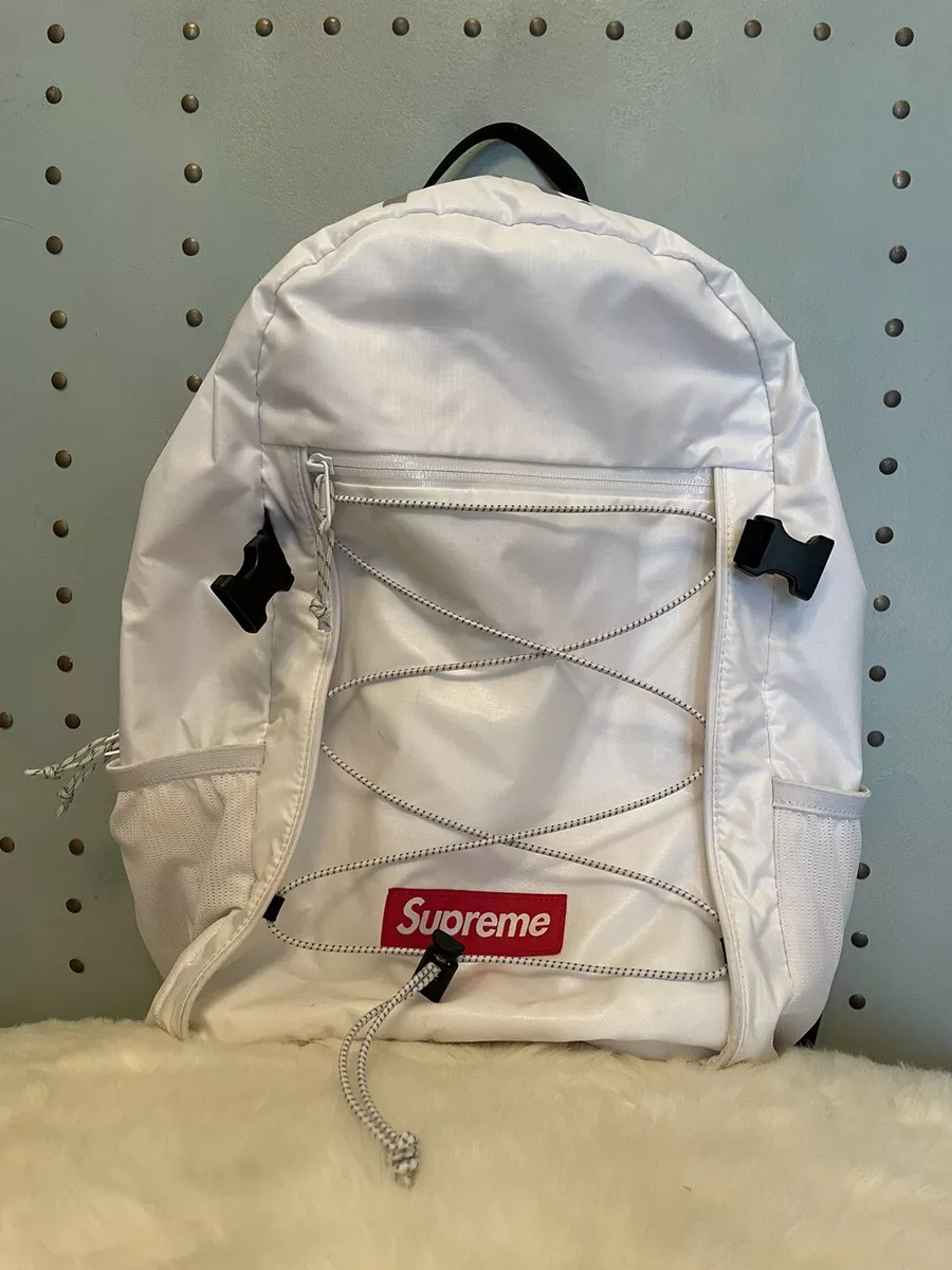 FW17 Supreme backpack  Supreme backpack, Louis vuitton supreme, Black  backpack