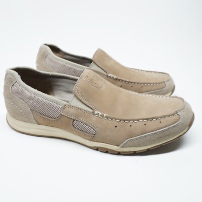 Clarks Slip On loafers Men Size 11.5 Casual Shoes - Beige - NEW Clarks Mens Martock Lo Beige Suede Casual Shoes | eBay main image 2