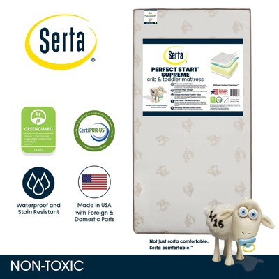 serta perfect balance crib and toddler mattress