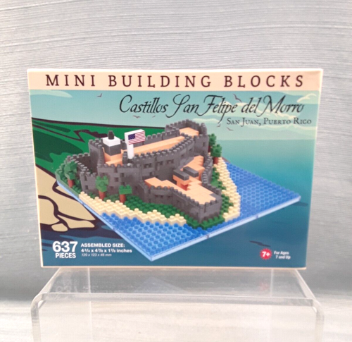 National Parks Mini Building Blocks Set - Castillos San Felipe del Morrow - NEW