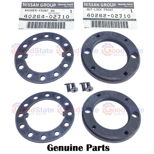 GENUINE Nissan Patrol GU GQ Y60 Y61 Wheel Bearing Lock Nut Kit Upgrade