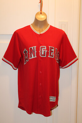 大谷翔平 ANGELS 17 Majestic Authentic Shohei Ohtani #17 LOS ANGELES ANGELS White MLB MAJESTIC