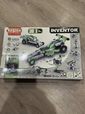 New Sealed Elenco ENG-3030 Inventor 30 Models Motorized Set