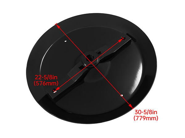 Replacement Black Blade Pan Stump Jumper For Bush Hog Brand Rotary