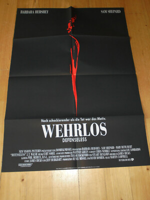 WEHRLOS - Kinoplakat A1 ´91 - SAM SHEPARD Barbara Hershey