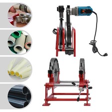 Pipe Fusion Welder 2 Clamps Manual HDPE PP PE Pipe Butt Welding Machine 90-250mm