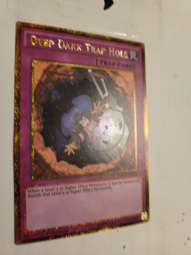 Yu-Gi-Oh! TCG Deep Dark Trap Hole Premium Gold: Infinite Gold PGL3-EN037 1st... - Picture 3 of 7
