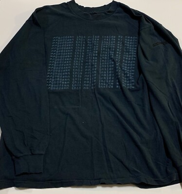 Rare Nine Inch Nails Goddamn This Noise Inside My Head XL LS