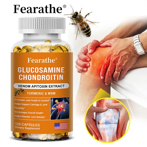 Glucosamin Chondroitin MSM Kurkuma dreifach starke Gelenkstütze - Bild 2 von 11