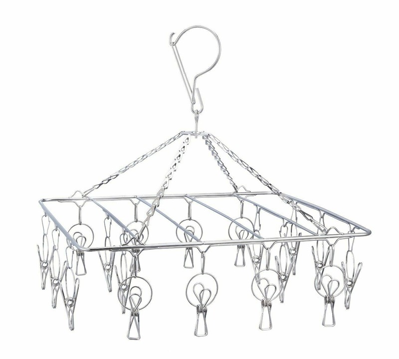 NEW Pro Chef Kitchen Tools Laundry Clothesline Hanging Rack for Drying Clothing