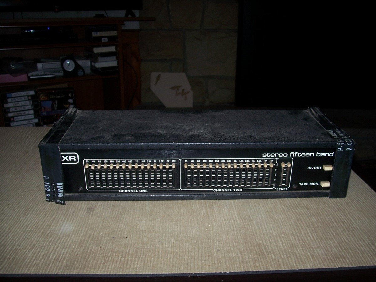 Rare, Vintage MXR Stereo Fifteen 15 Band EQ, Equalizer, Model 127
