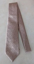 Vintage Wemlon by Wembley Mens Neck Tie Necktie Beige Floral Diamond