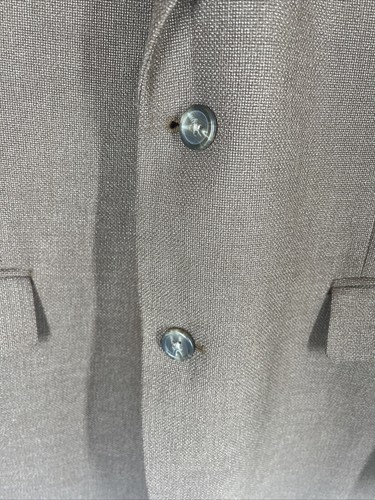 Izod Blazer Men's 44R Brown Polyester/Rayon 2 Button Sports Coat Jacket New - Picture 4 of 10