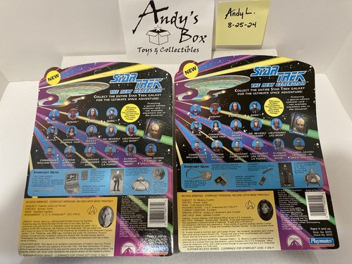 1993 Playmates Star Trek: TNG ENTERPRISE D Bridge Playset und Command Crew - Bild 3 von 24