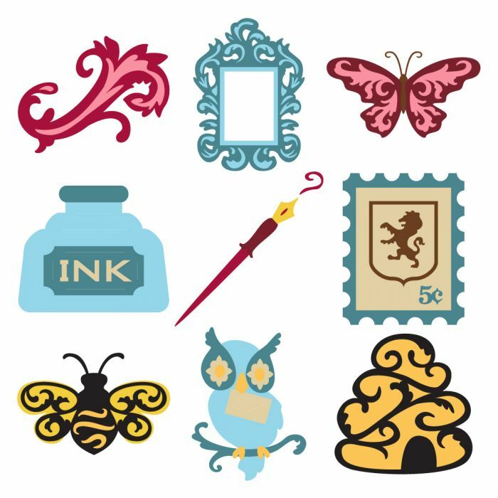 Sentimentals+Cricut+Cartridge+50+Shapes+Phrases+Tags+2000067 for sale