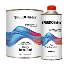 High Gloss Race Red 2K Acrylic Urethane, 4:1 Gallon Cool Temp Kit, SPK9714/SPK60