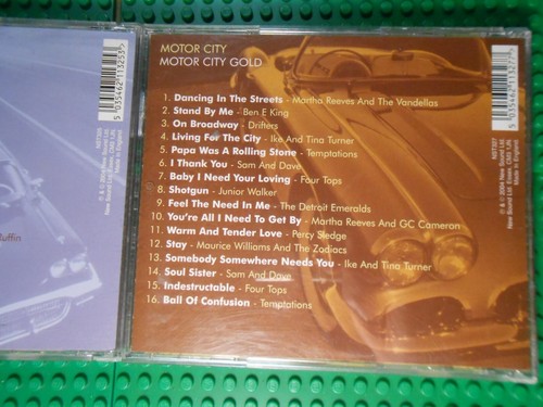 Lot (2) Motor City Gold Magic Funk Soul R&B CDs Four Tops Tempations Others EXC - Picture 4 of 4