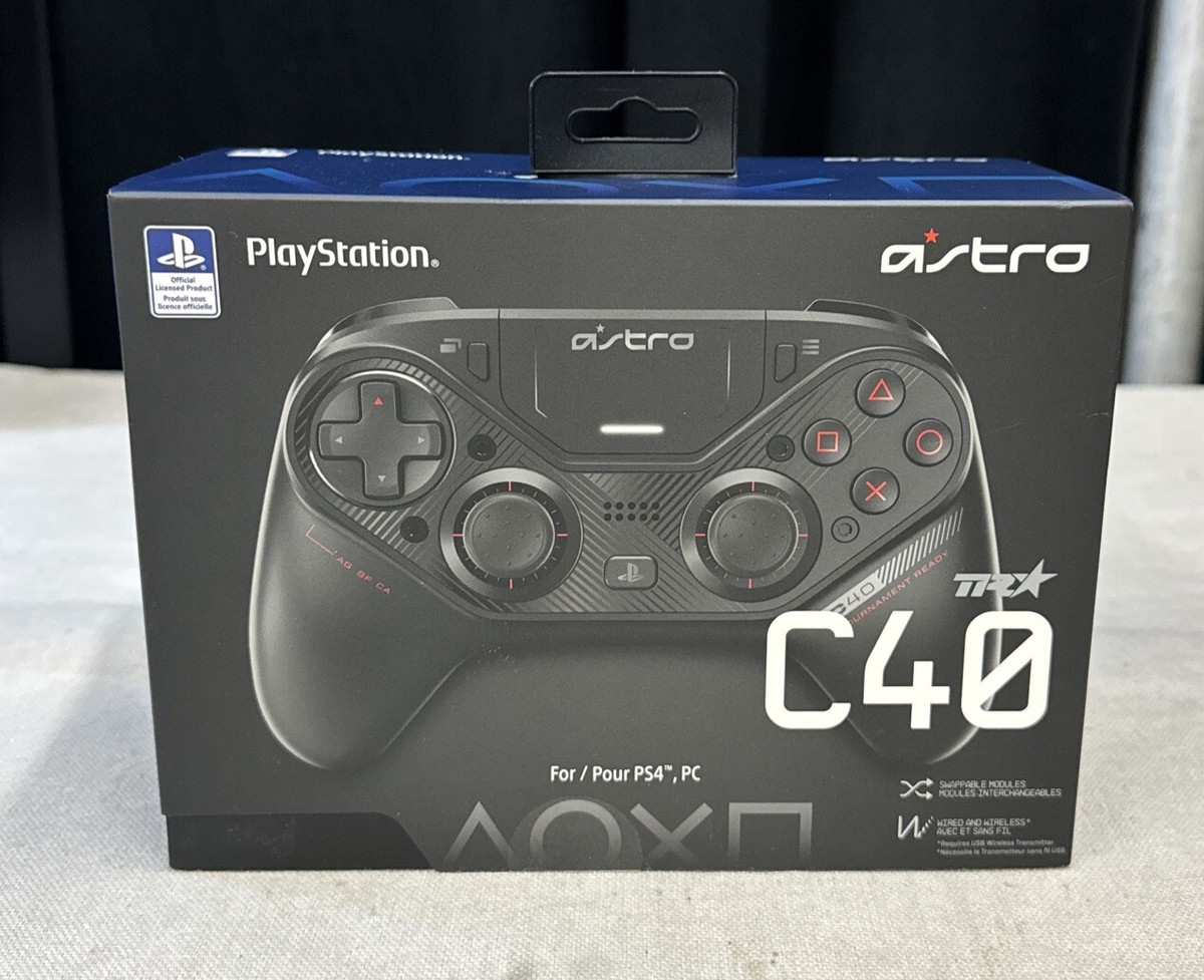 Black Astro Gaming C40 TR Wireless Controller for PlayStation 4