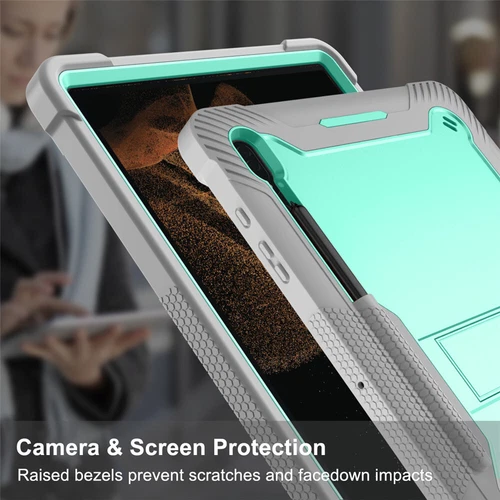 Tablet Case Armor Shockproof Cover For Samsung Galaxy Tab S10 S9 FE Plus Ultra - Picture 32 of 54