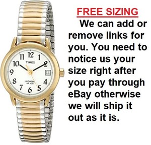 women's digital watch with expansion band