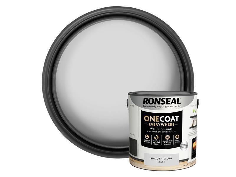 Ronseal One Coat Everywhere Interior Paint - Almond / 2.5L - Image 3