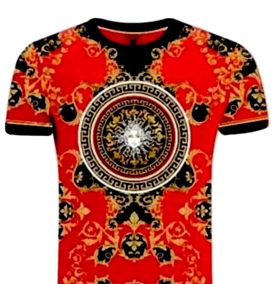 Men's Bucheli Cotton T Shirt,Italian Style,Slim Fit,Stretch S M….A18.A