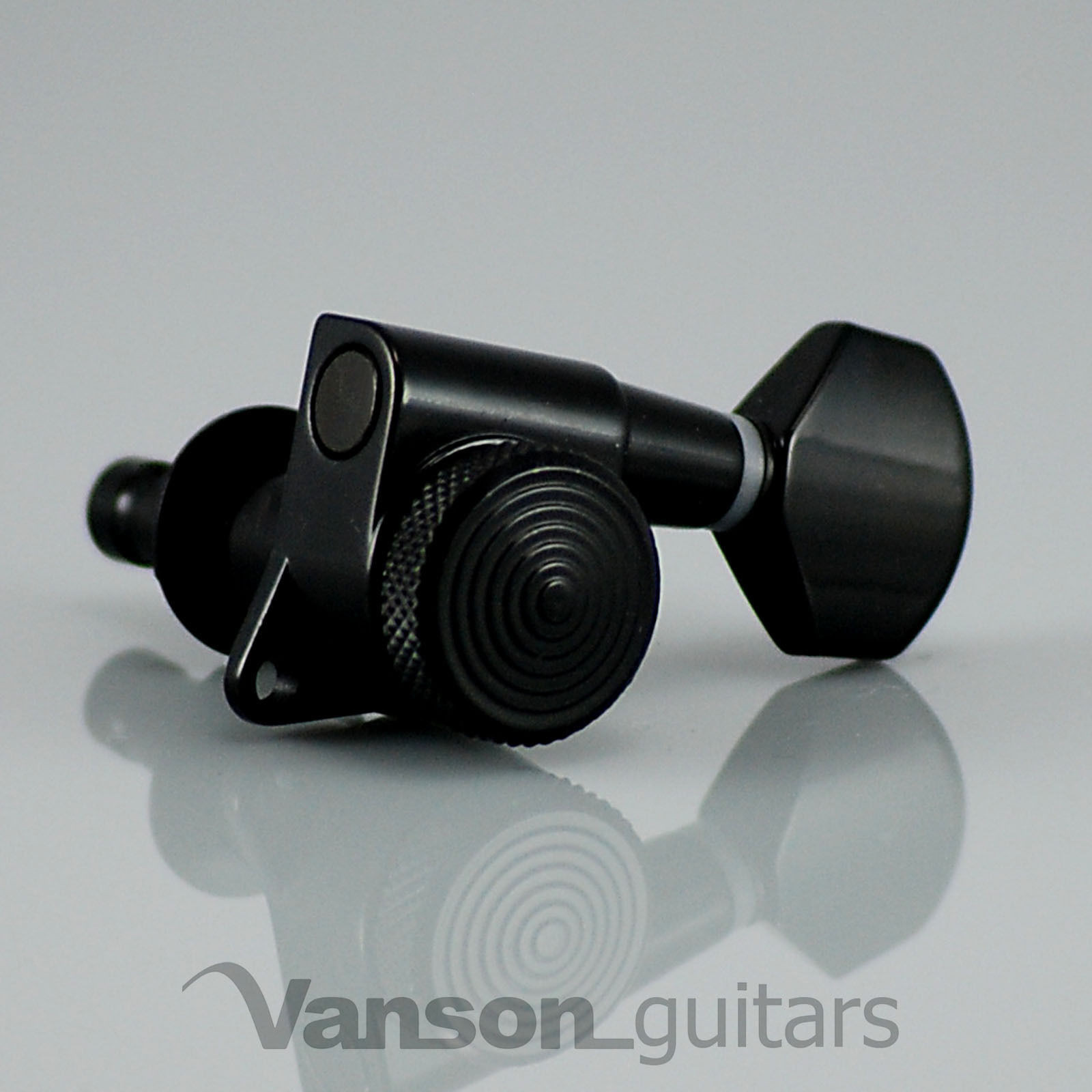 Sintonizzatori neri Vanson LOCKING per chitarra
