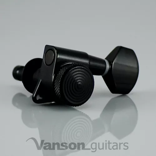 3+3 Black Vanson LOCKING Tuners, for Jackson BC Rich Schecter PRS ®* V07SP-BK3