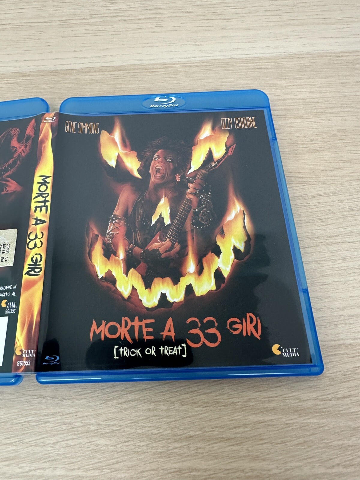 TRICK OR TREAT (1986) Italian Region B Blu-ray w/ English) Gene Simmons