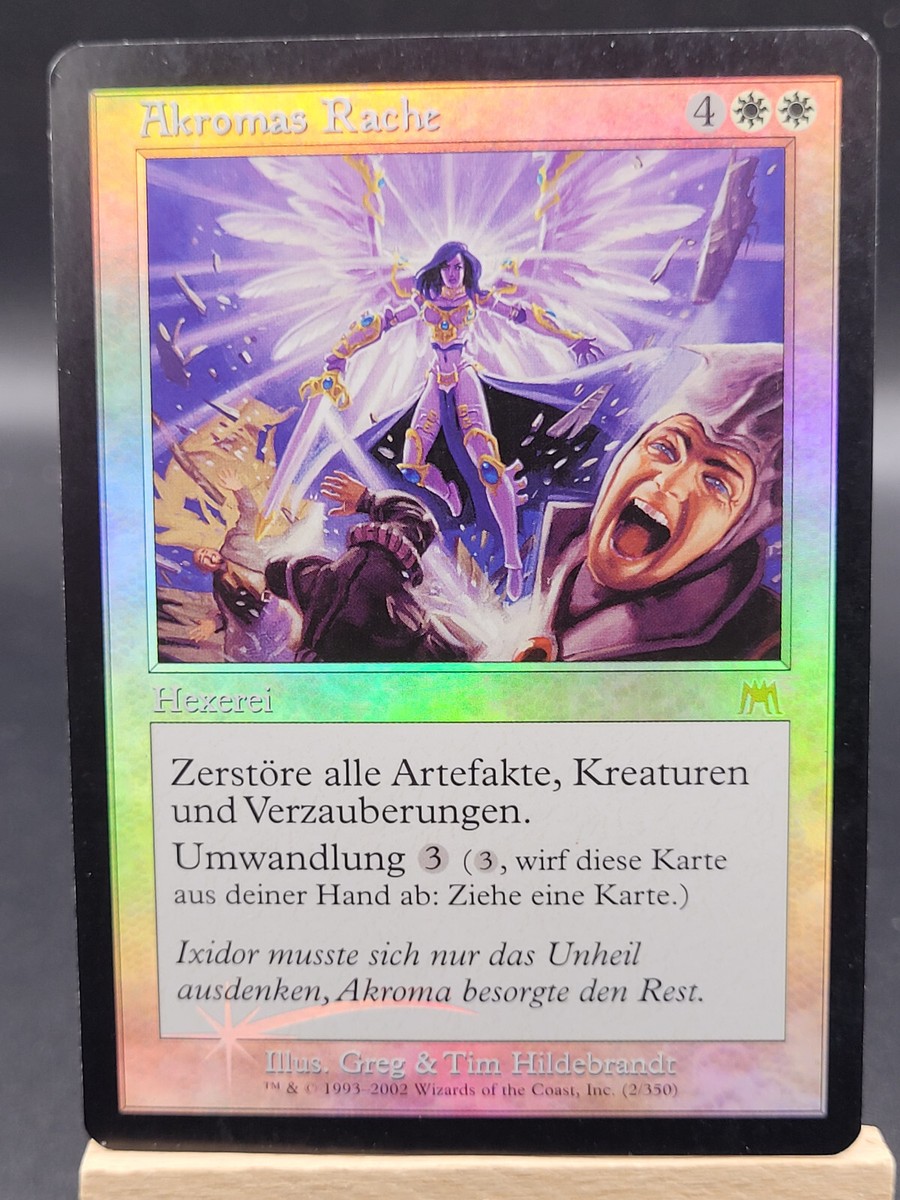 1x Akroma's Vengeance - FOIL - German - FBB - EDH - Vintage - MTG