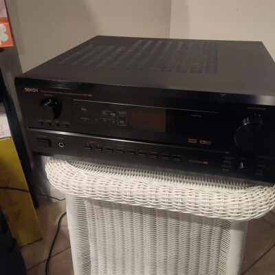 Denon AVR-2802 Audio/Video Receiver Black Surround Sound For Home Theater System