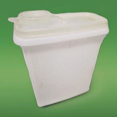 Vintage TUPPERWARE Junior Store-n-Pour Cereal Keeper White