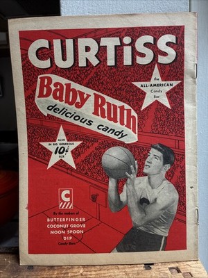 Vintage Baby Ruth Advertisement Curtiss Candy Co. Chicago All-American 1951