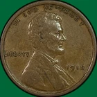 1918 Lincoln Wheat Cent Extremely Fine XF Coin #40059