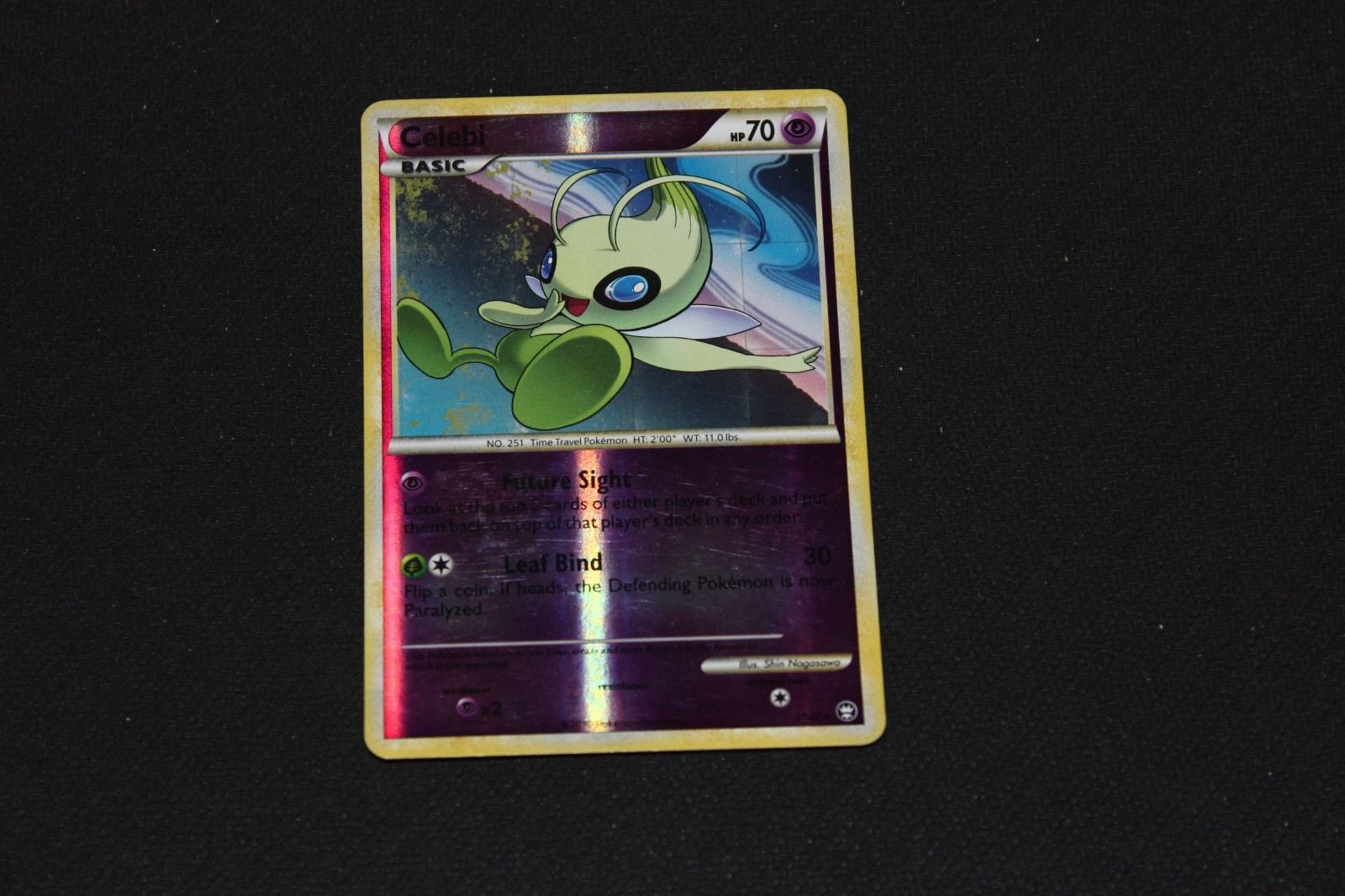 Pokemon Card PL Reverse Holo Celebi 3/102 Triumphant