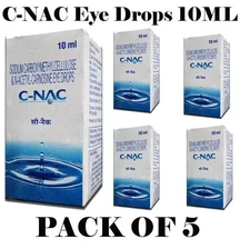 5 X C-NAC Eye Drop Cure Cataract Carnosine NAC Glaucoma Bright Clarity 10ml Each